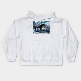 Snow Ponies Kids Hoodie